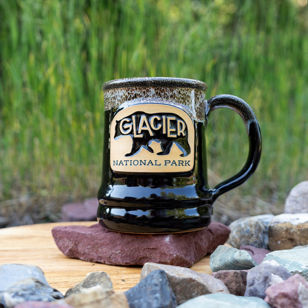 Grizzly Bear Handmade Pottery Mug – Glacier National Park Conservancy