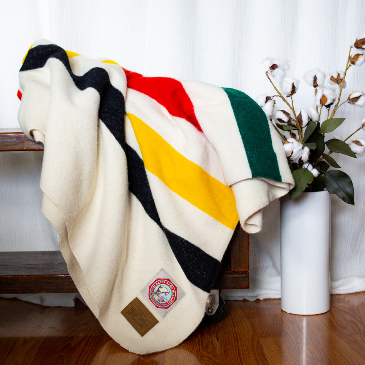 Pendleton Glacier Stripe Twin Blanket – Glacier National Park