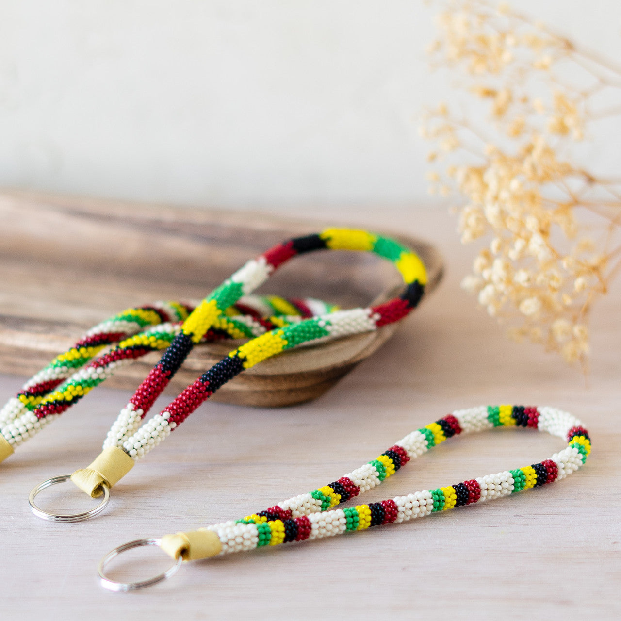 Glacier Stripe Beaded Keychain – Glacier National Park Conservancy