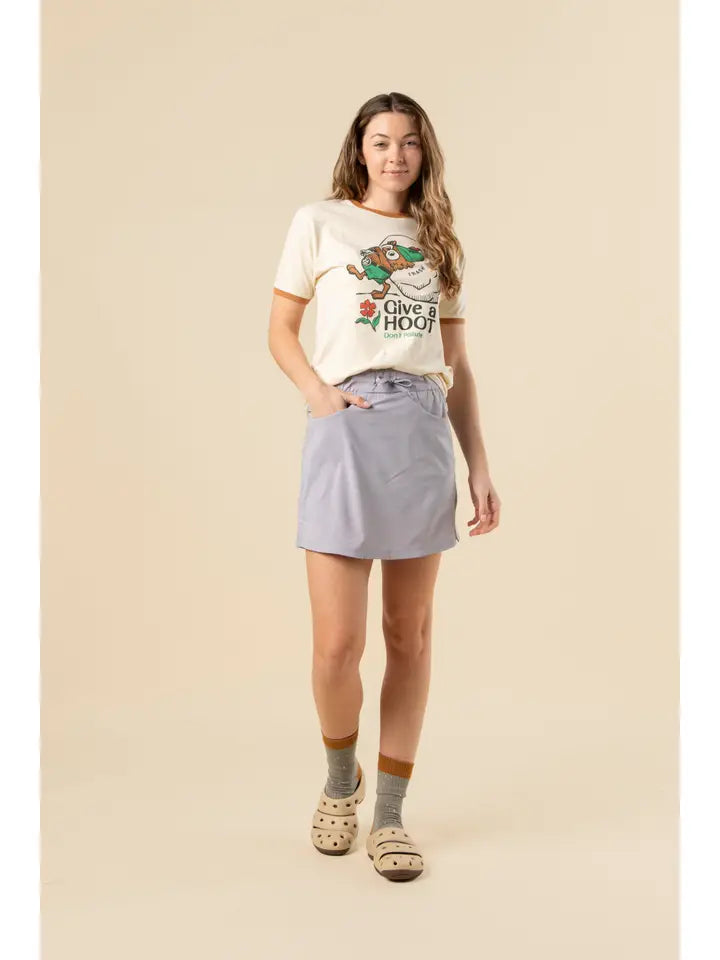 Give a Hoot, Don't Pollute Ringer T-Shirt