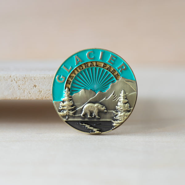 Metal 3D Grizzly Magnet
