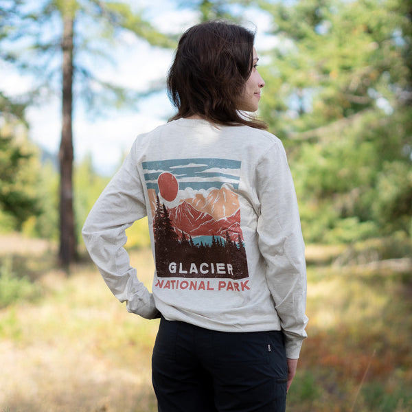 Vintage Mountains Long Sleeved T-Shirt