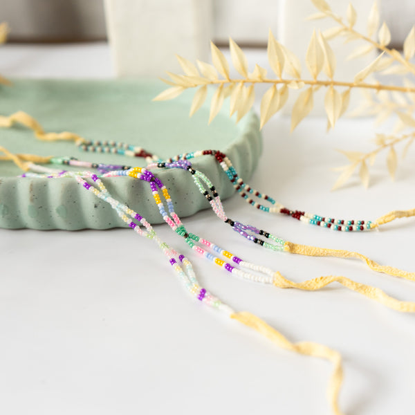 Dainty Two Strand Beaded Bracelet