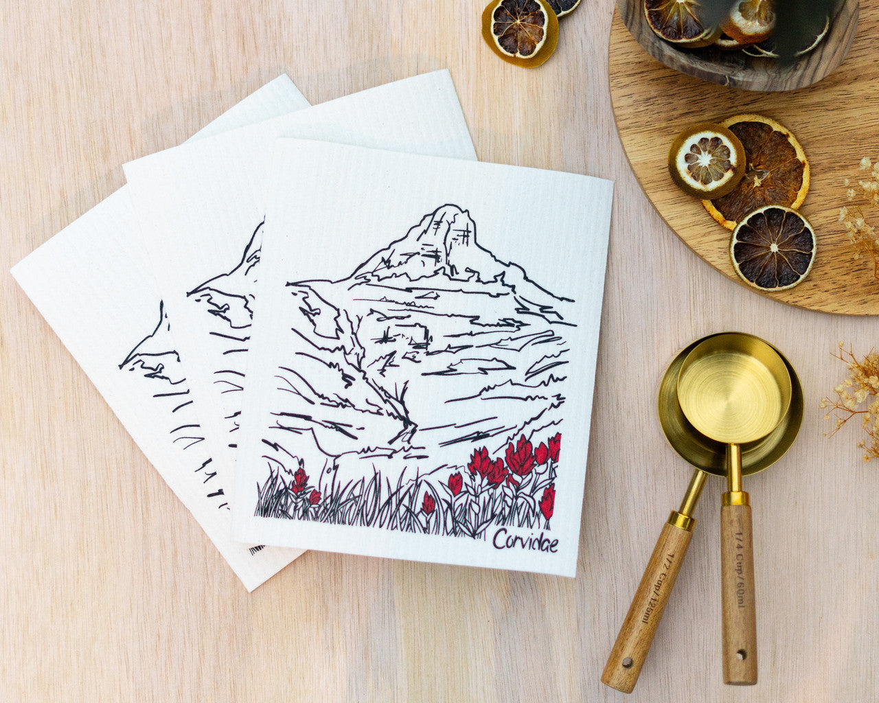 Logan Pass Swedish Dishcloth