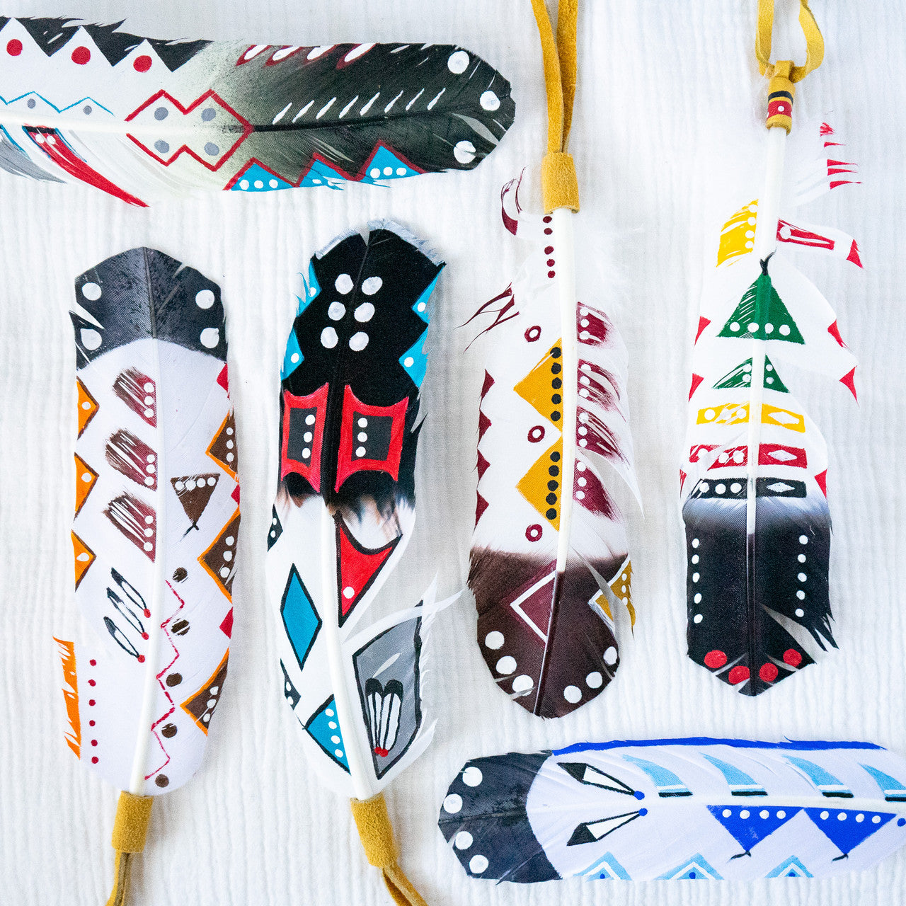 Painted Feather - Traditional Colors