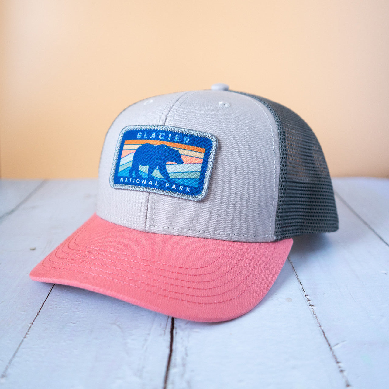 Tri-Tone Bear Patch Hat