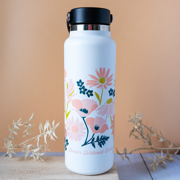 Pink Wildflowers Hydro Flask