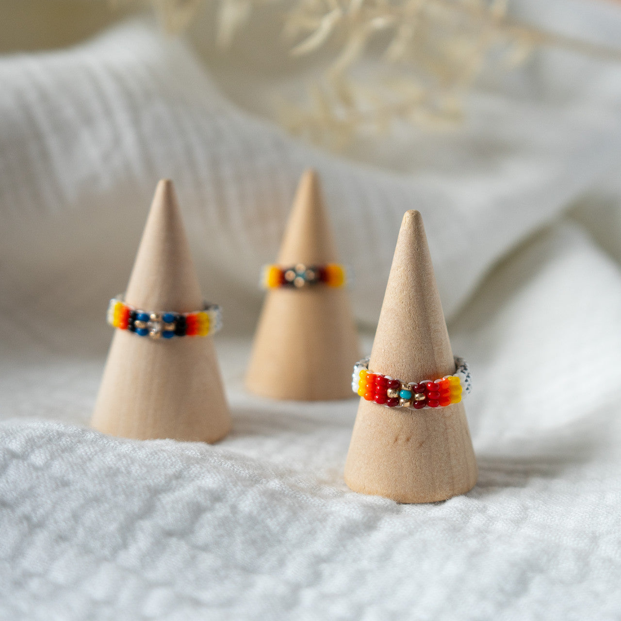 Colorful Beaded Ring