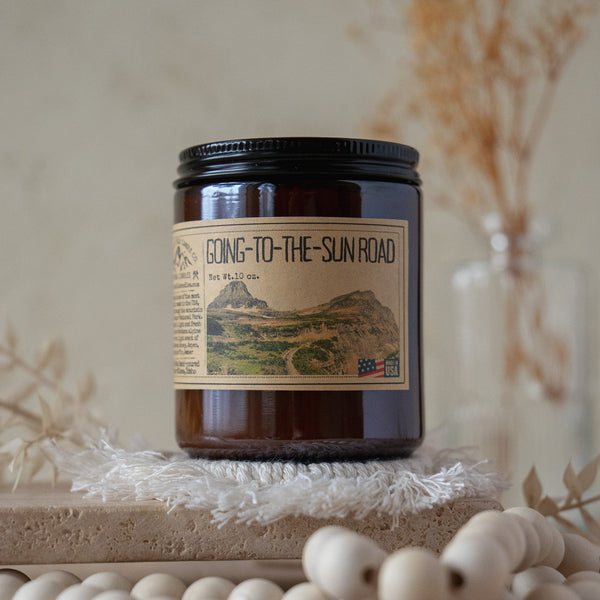 Going-To-The-Sun Candle Jar