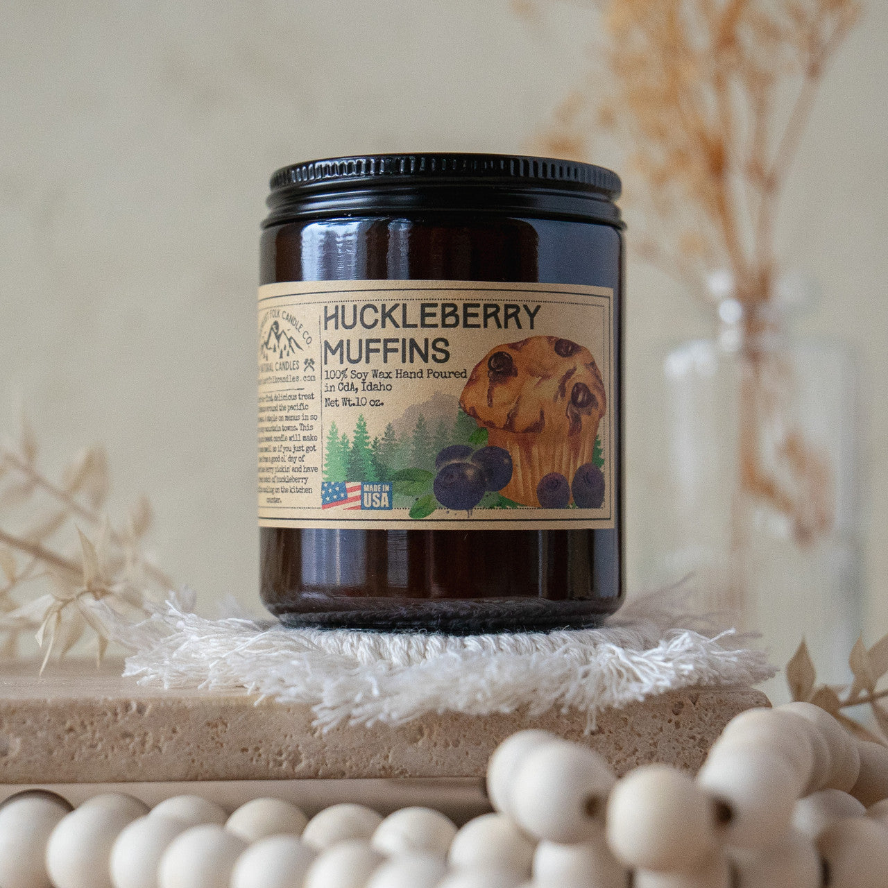 Huckleberry Muffin Candle Jar