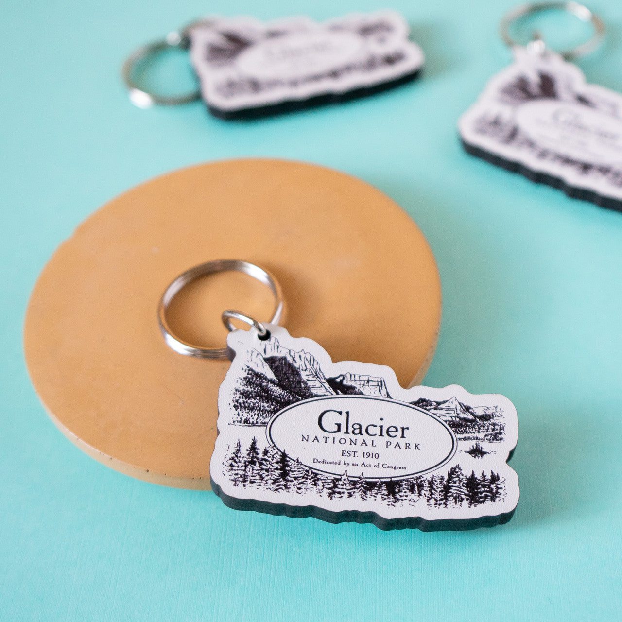 Glacier View Keychain