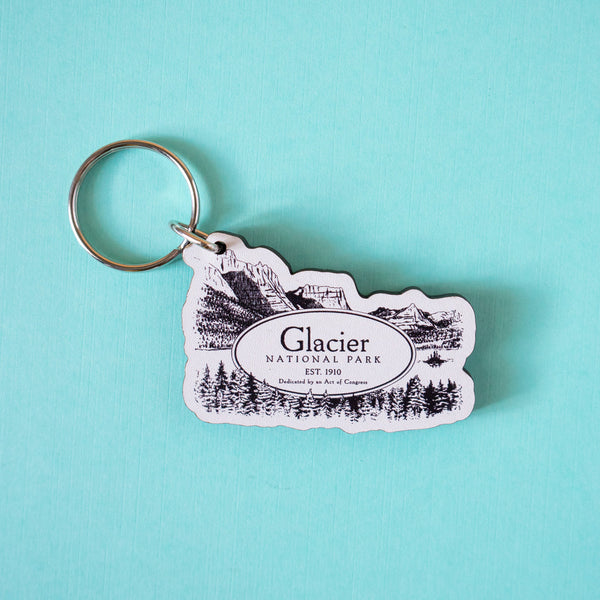 Glacier View Keychain