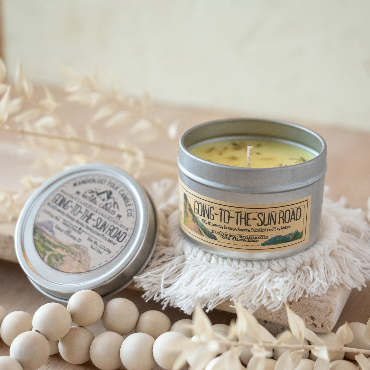 Going-To-The-Sun Candle Tin