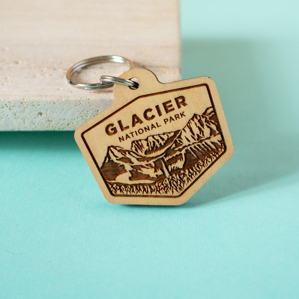 Wood Mount Oberlin Keychain