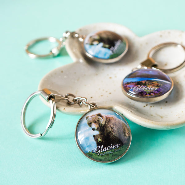 Glacier Photo Keychain