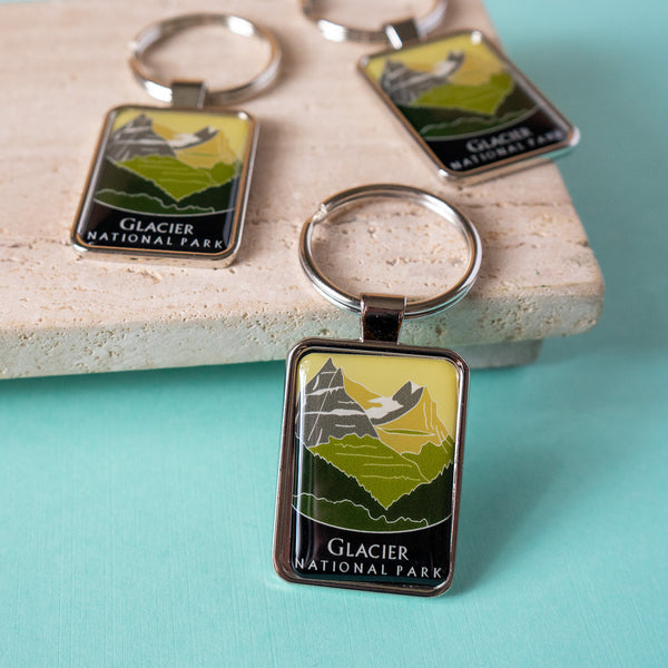 Glacier National Park Traveler Series Keychain