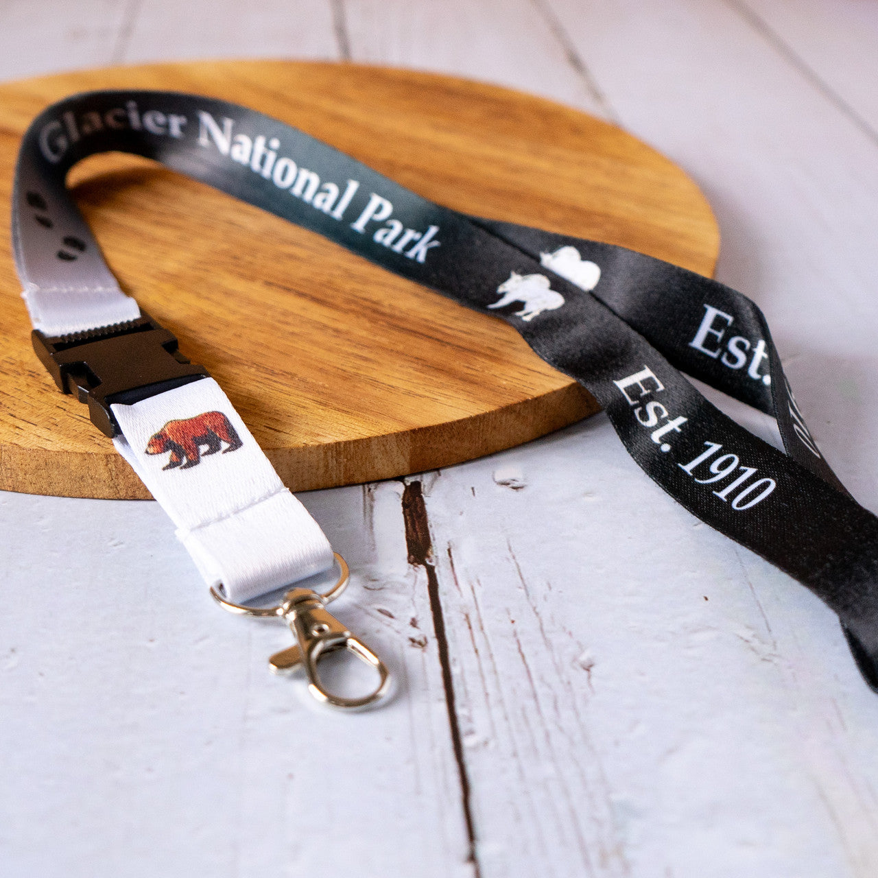 Black & White Lanyard
