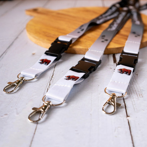 Black & White Lanyard