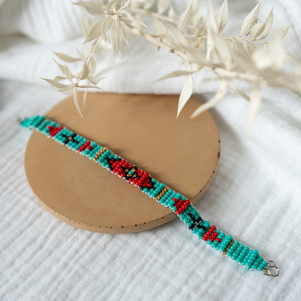 Turquoise Beaded Bracelet