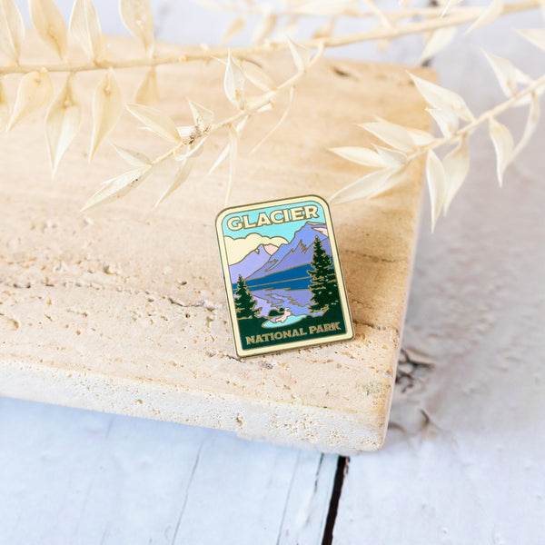 Glacier Scenic Pin