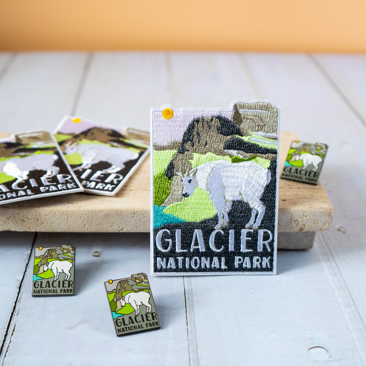 Mountain Goat Scenic Pin