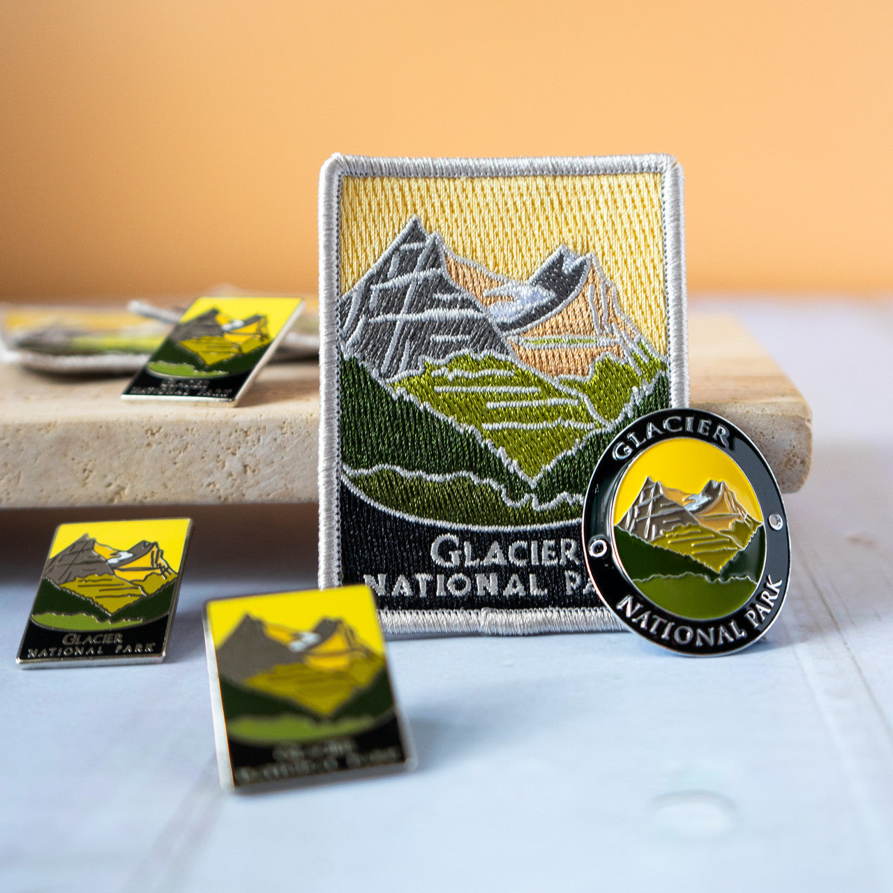 Glacier National Park Traveler Series Pin