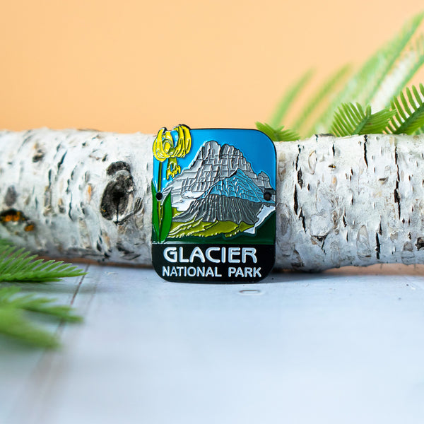 Glacier Lily Hiking Stick Medallion