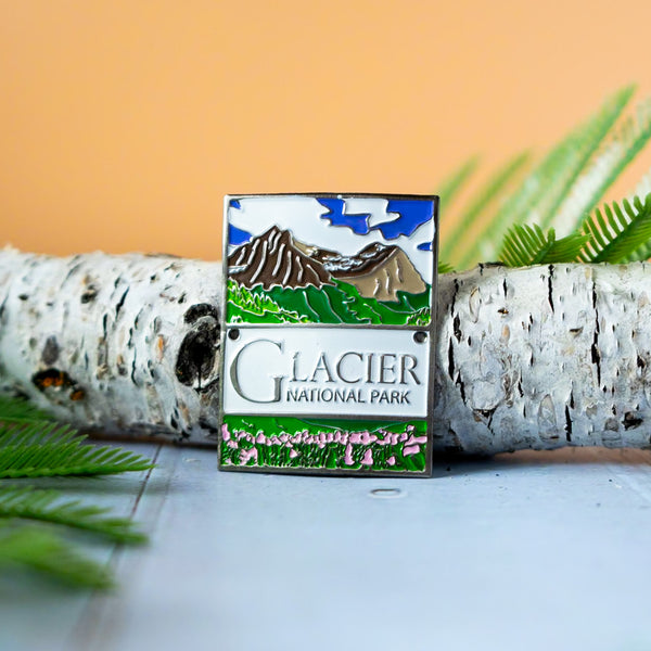 Mountain Wildflower Hiking Stick Medallion