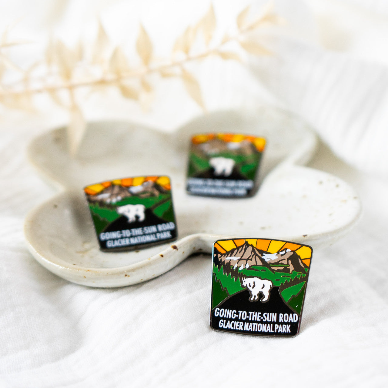 Going-to-the-Sun Road Goat Pin