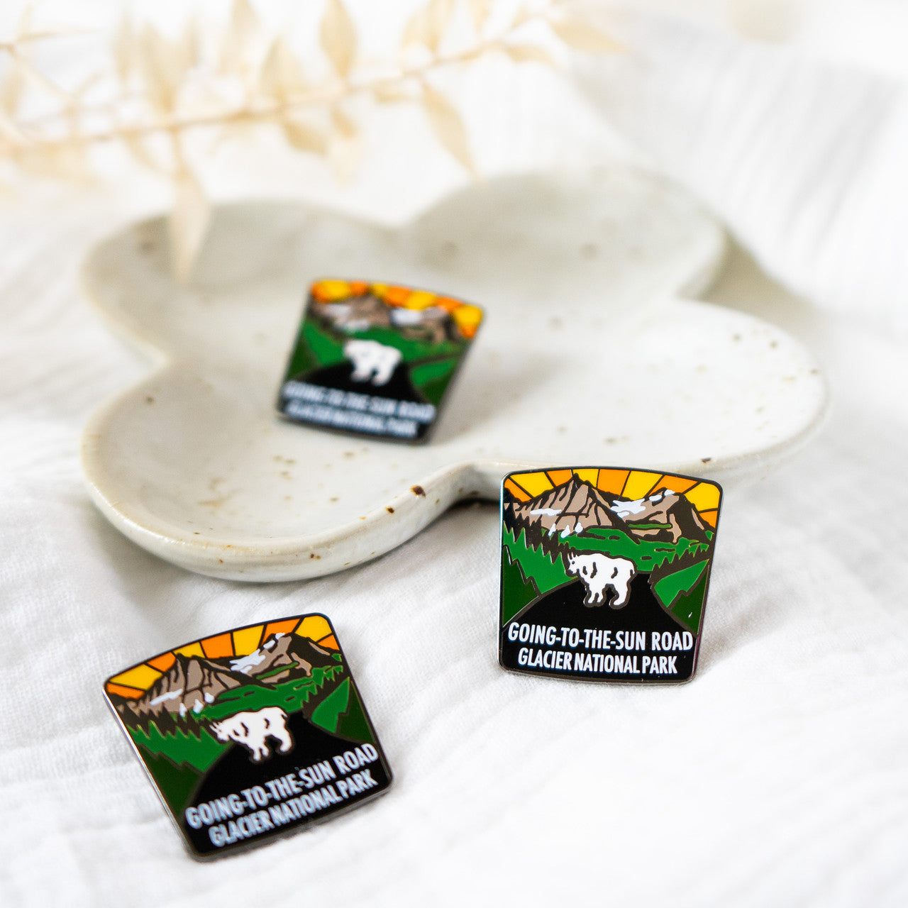 Going-to-the-Sun Road Goat Pin