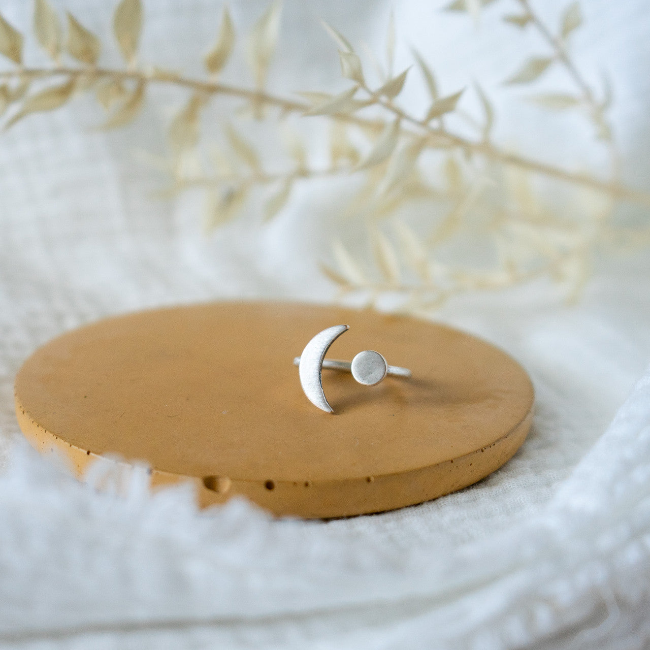 Sun and Moon Ring - Silver