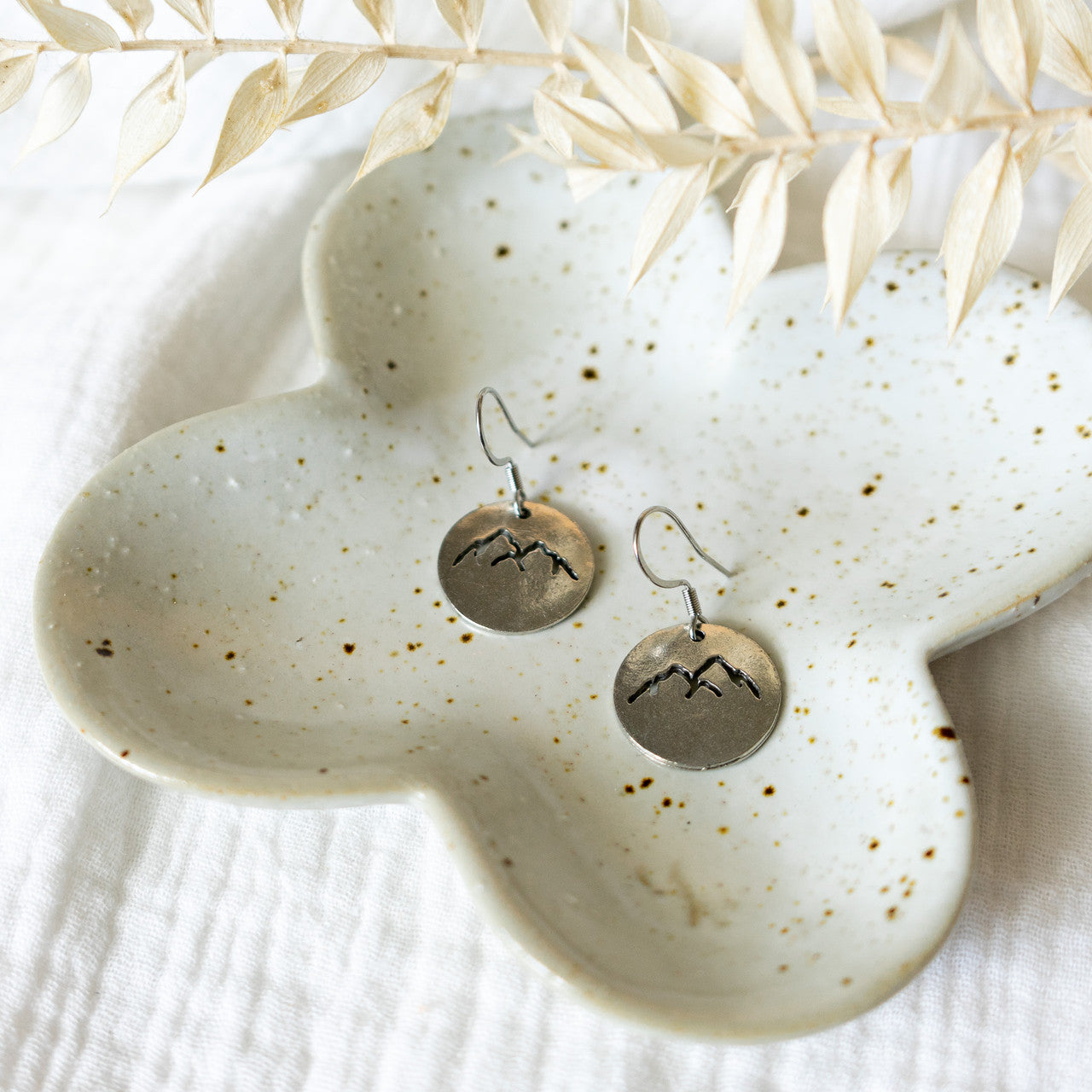 Mountain Peaks Earrings - Silver