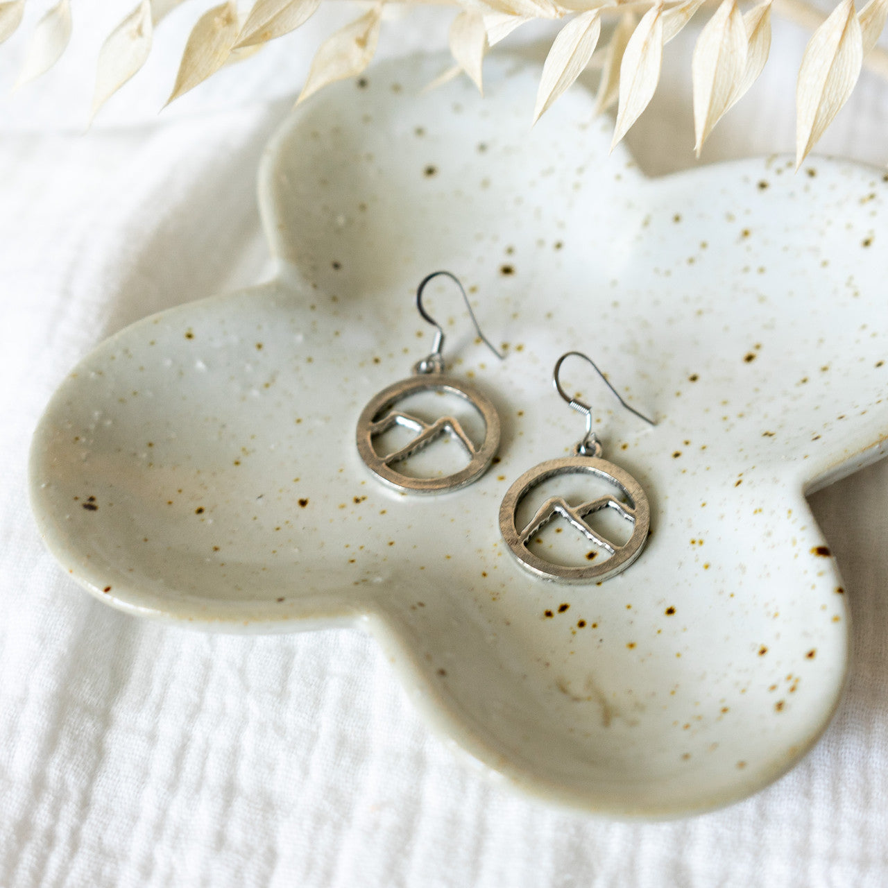 Circle Mountains Earrings