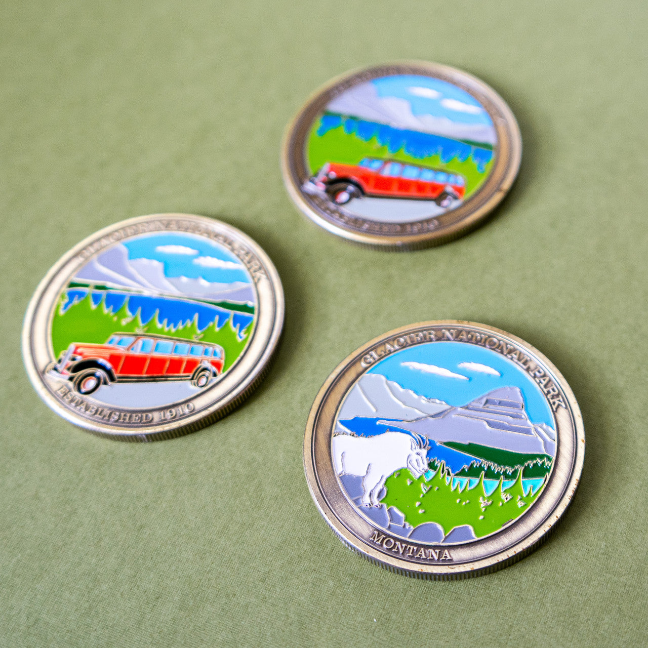 Glacier Full Color Collectors Coin