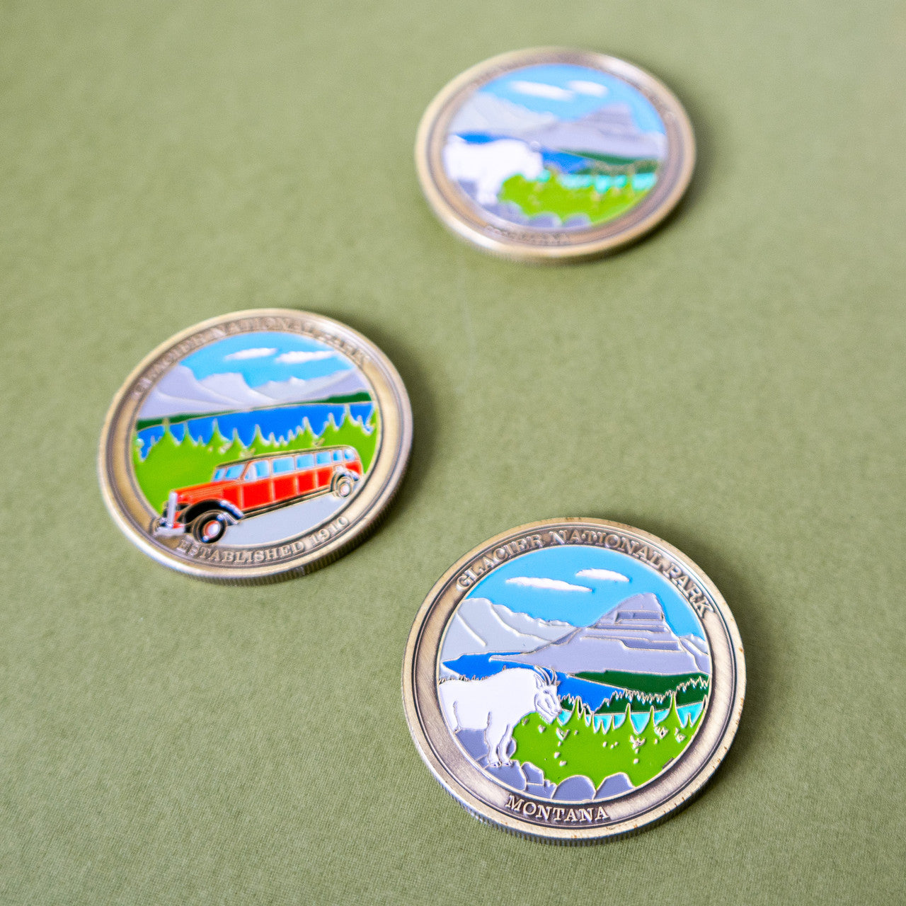 Glacier Full Color Collectors Coin