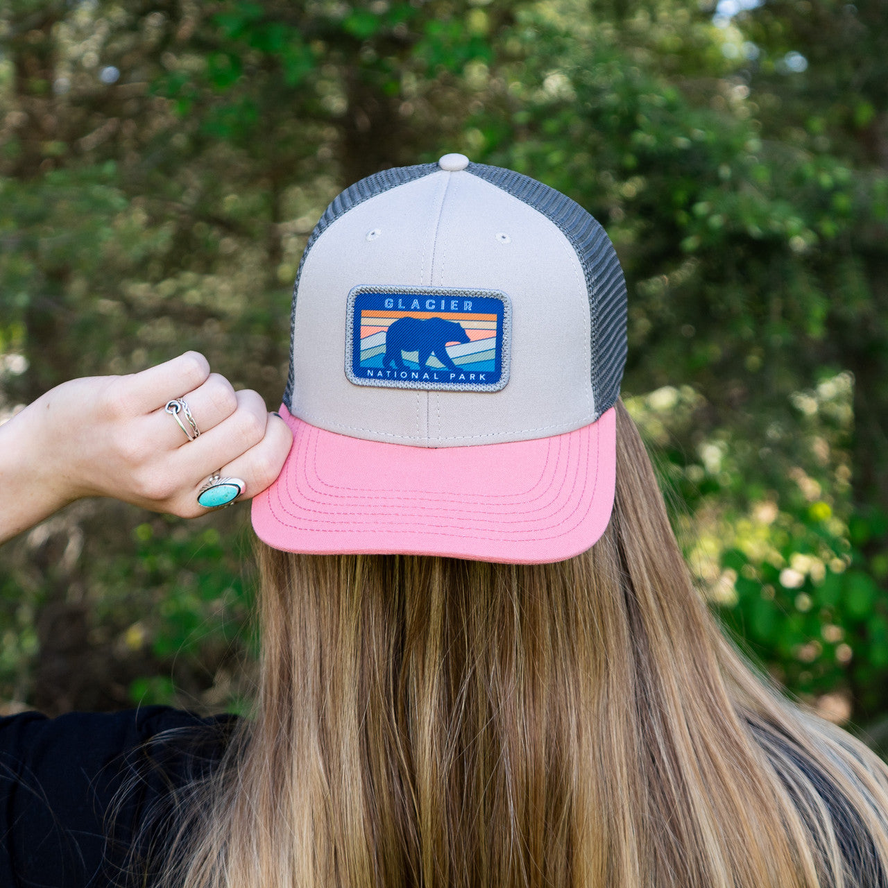 Tri-Tone Bear Patch Hat