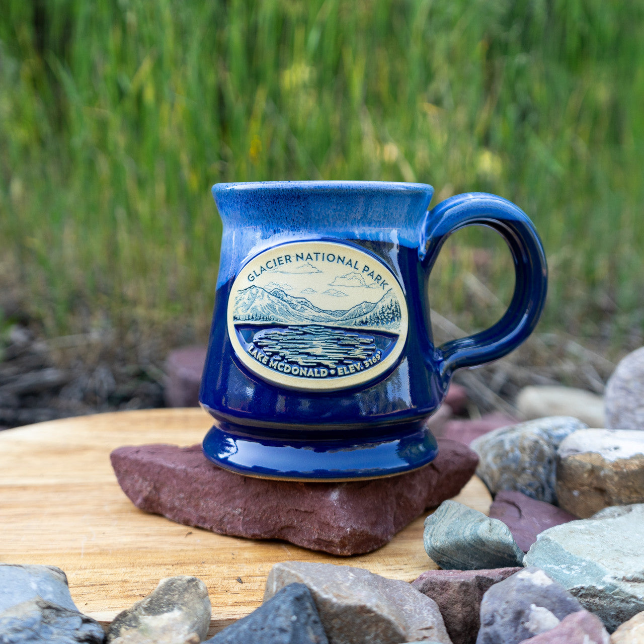 Lake McDonald Handmade Pottery Mug