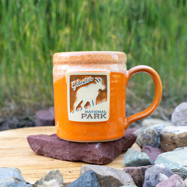 Mountain Goat Handmade Pottery Mug