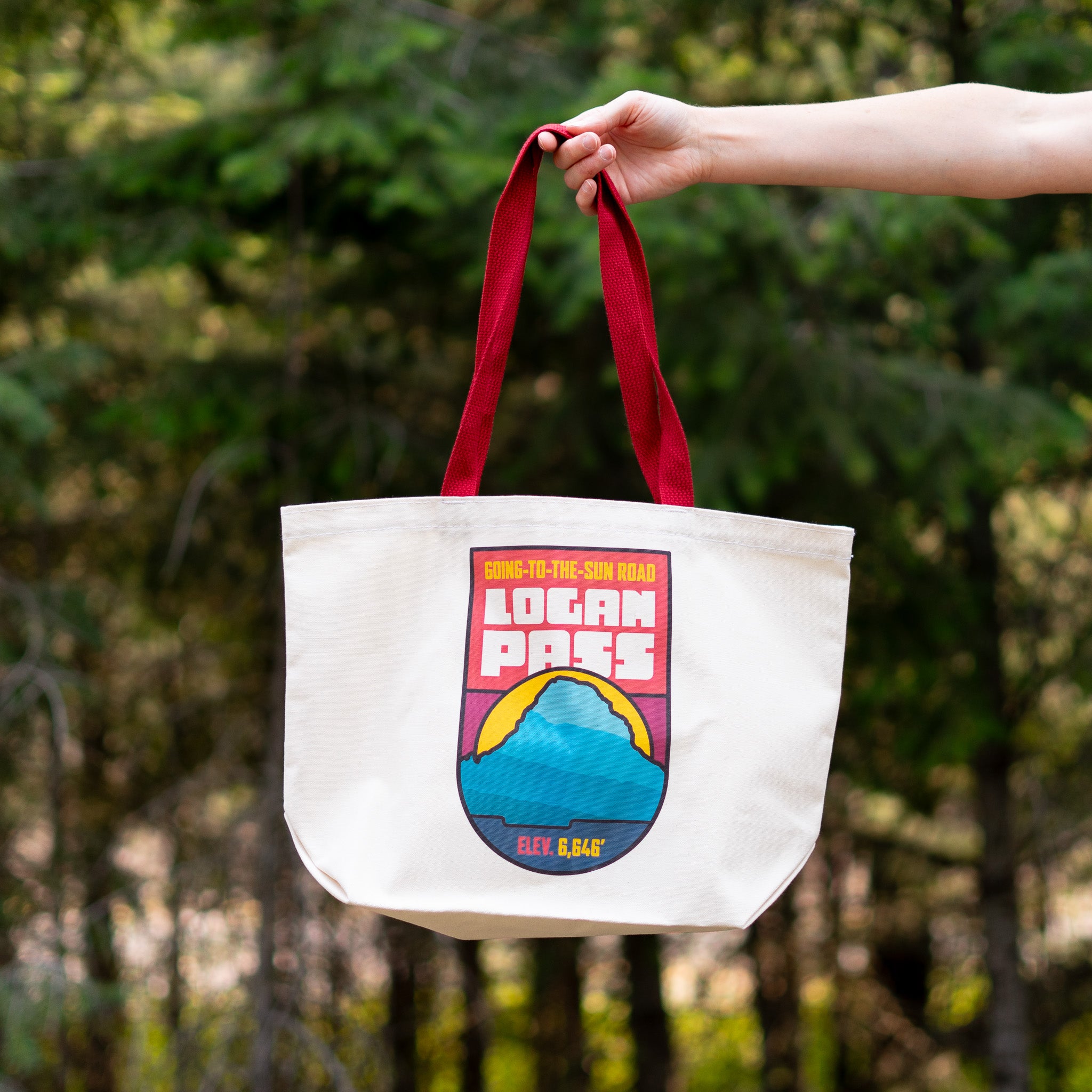 Logan Pass Canvas Tote