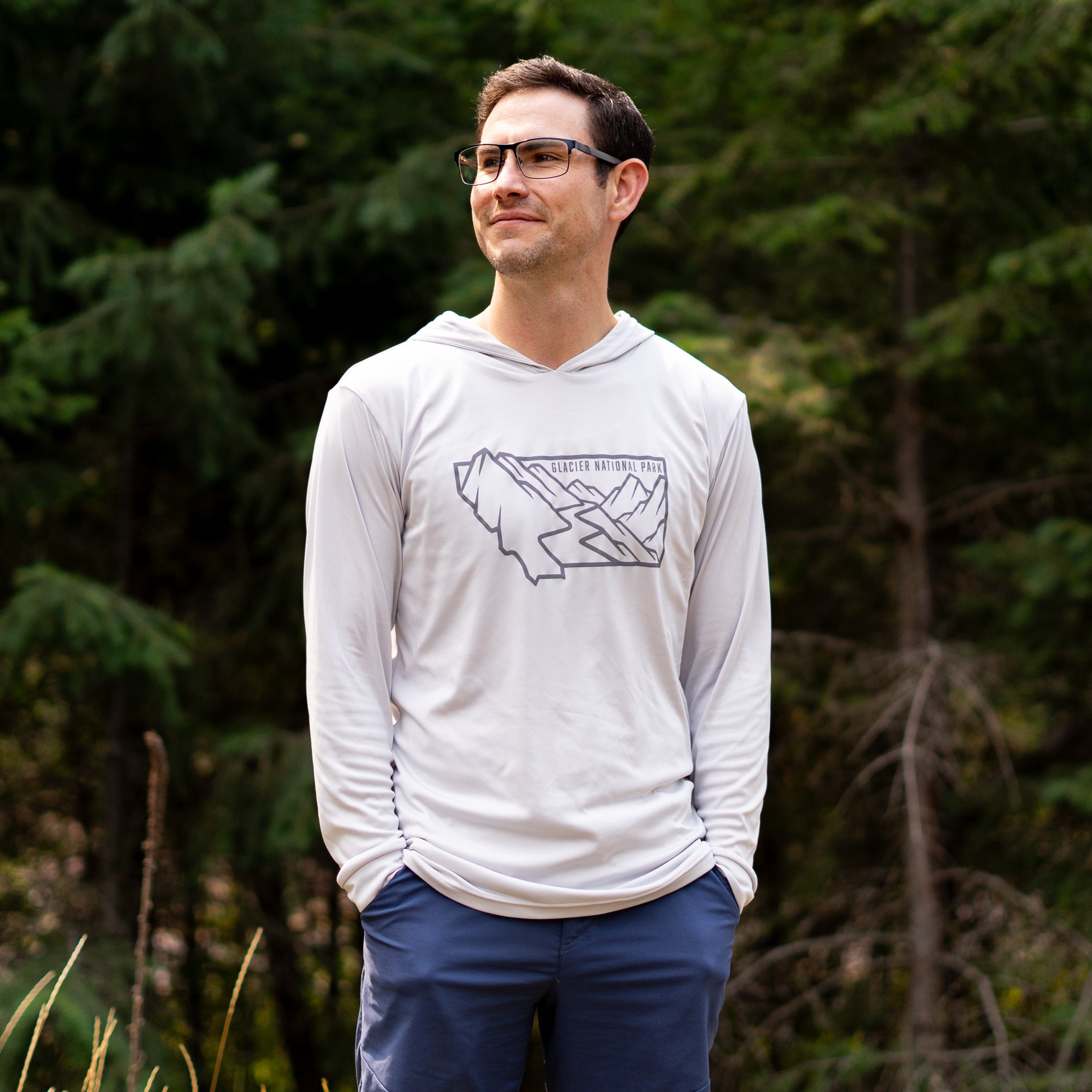 Going-To-The-Sun Road Long Sleeved Tech Shirt
