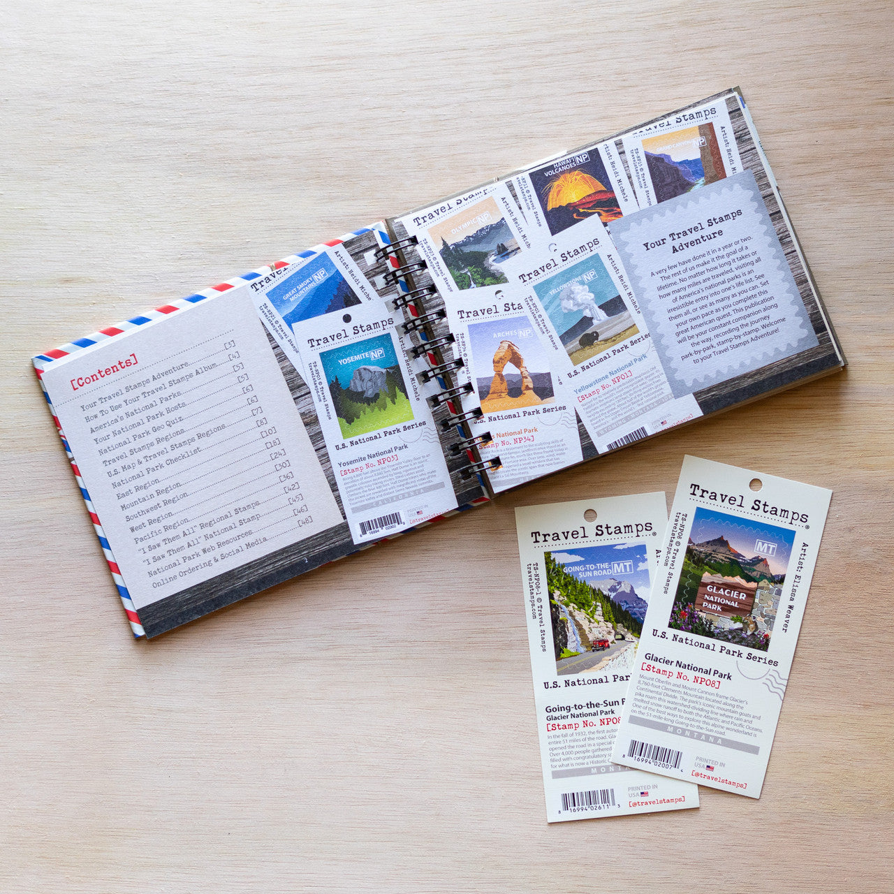 Travel Stamps Album