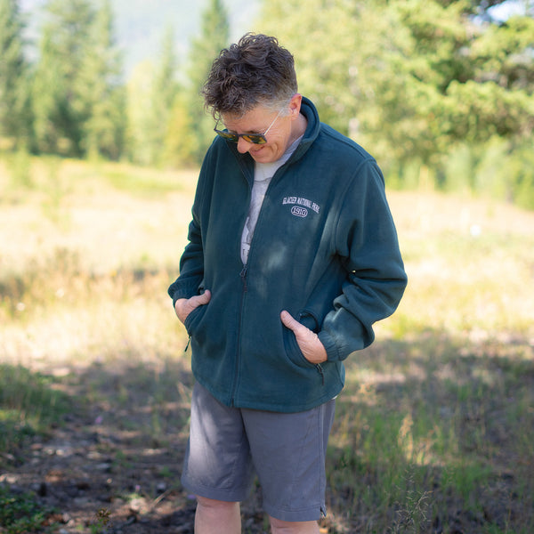 Glacier Full Zip Fleece - Dark Teal