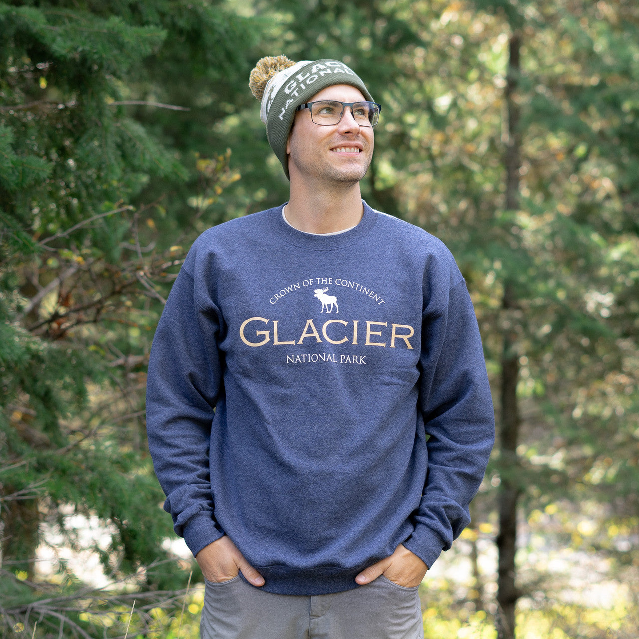 Crown of the Continent Crewneck Sweatshirt