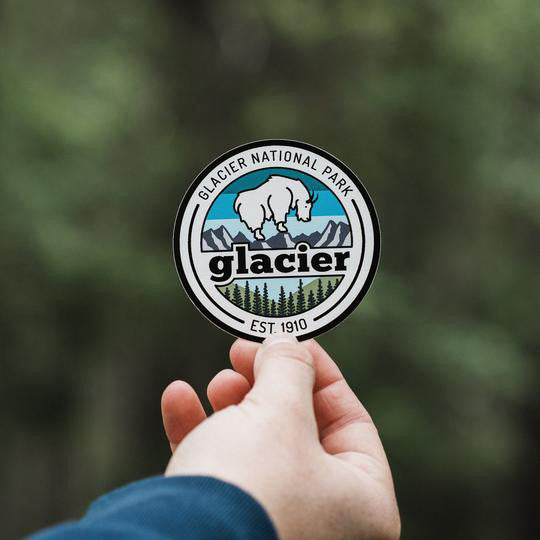 Glacier Highline Goat Sticker