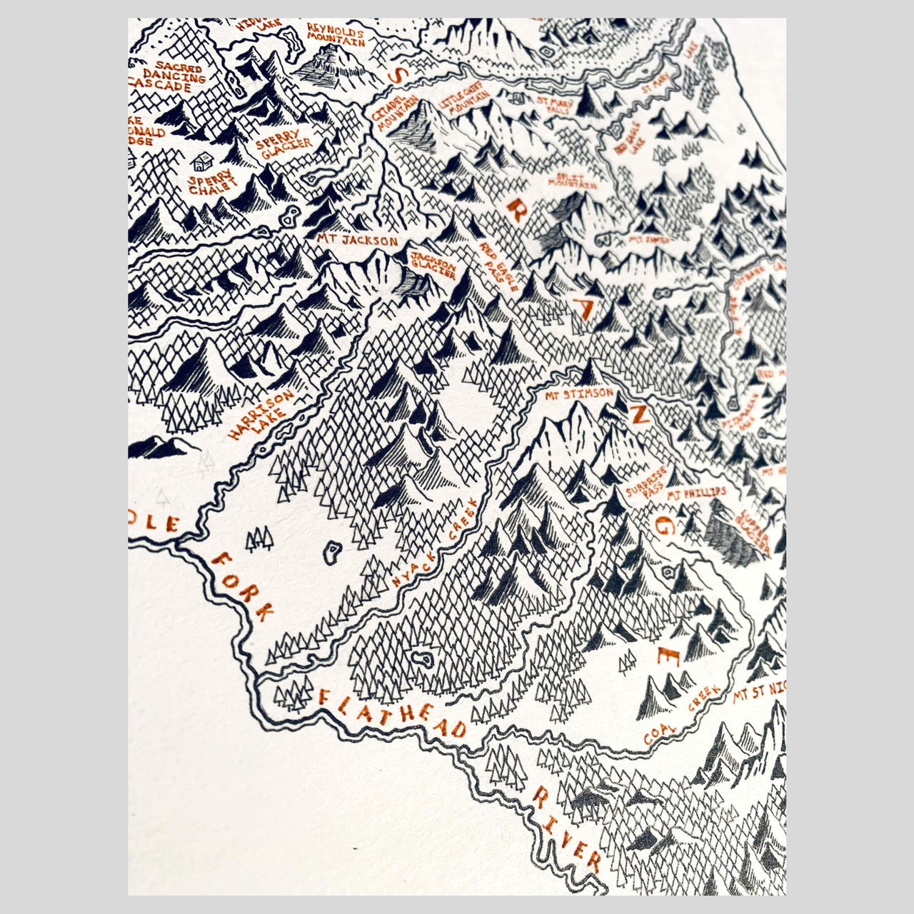Glacier Print