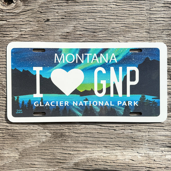 I Heart GNP Souvenir License Plate