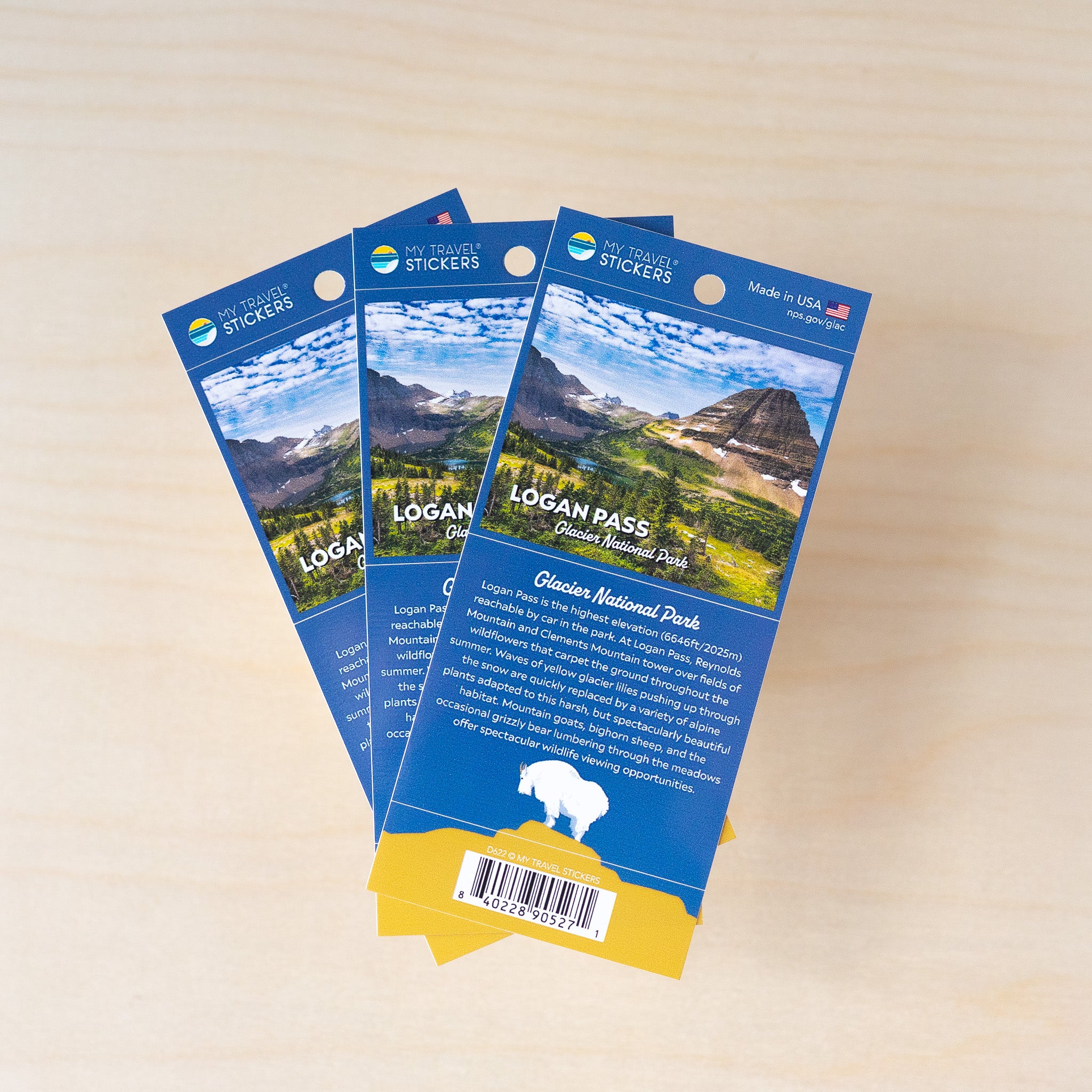 Logan Pass Passport Sticker