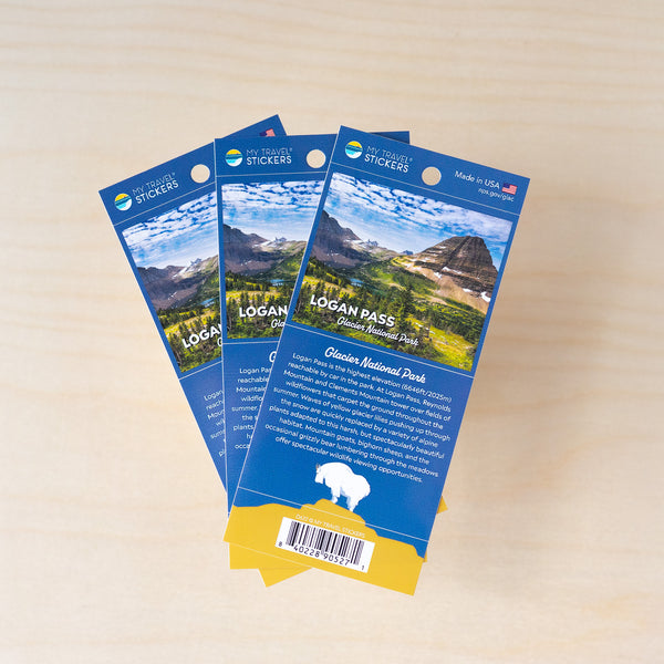 Logan Pass Passport Sticker