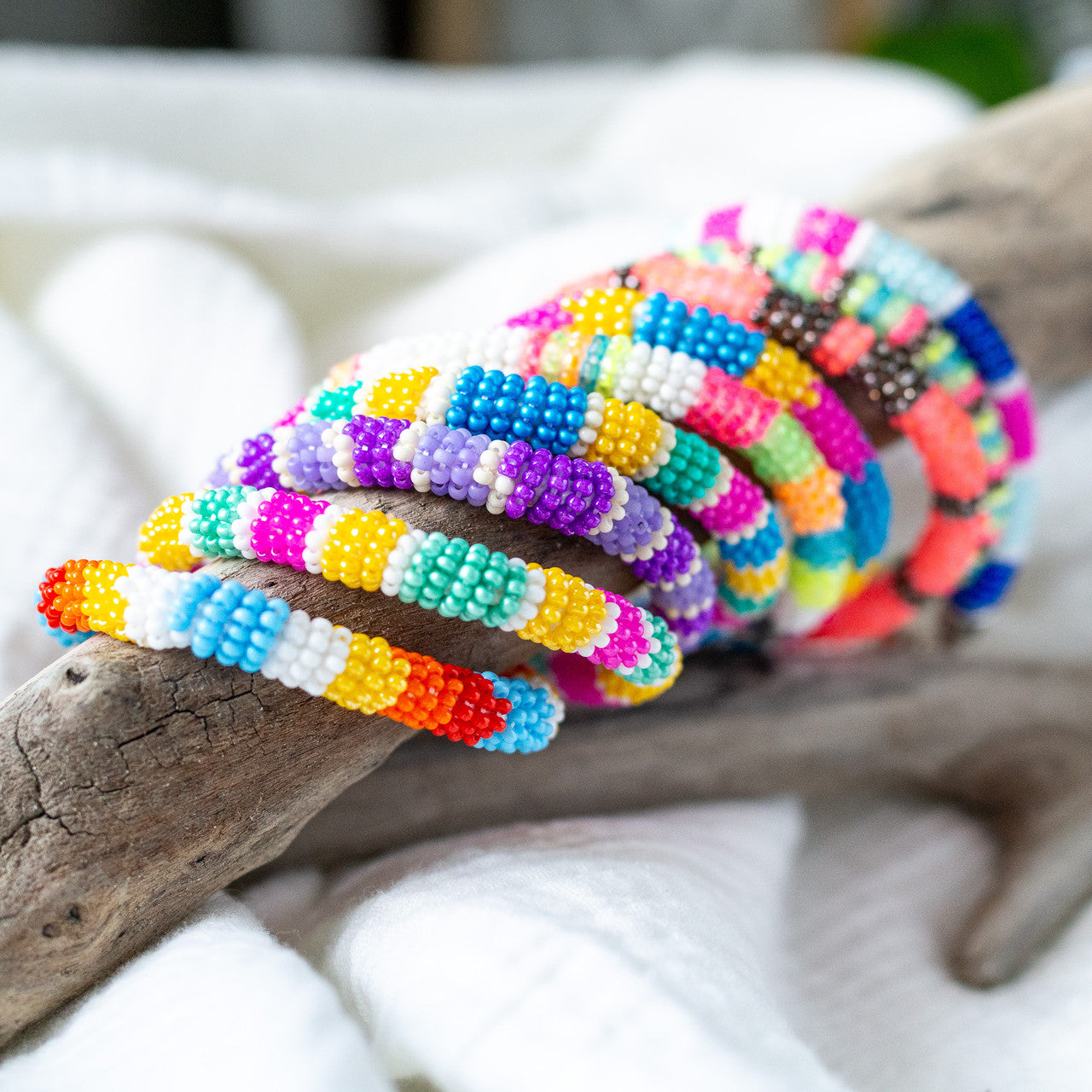 Bright Beaded Bracelet