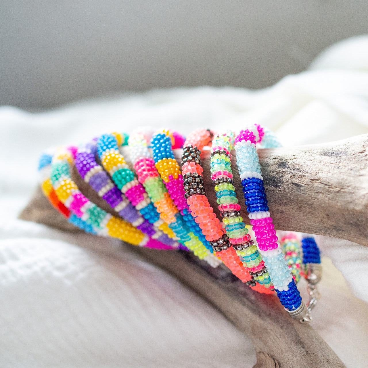 Bright Beaded Bracelet